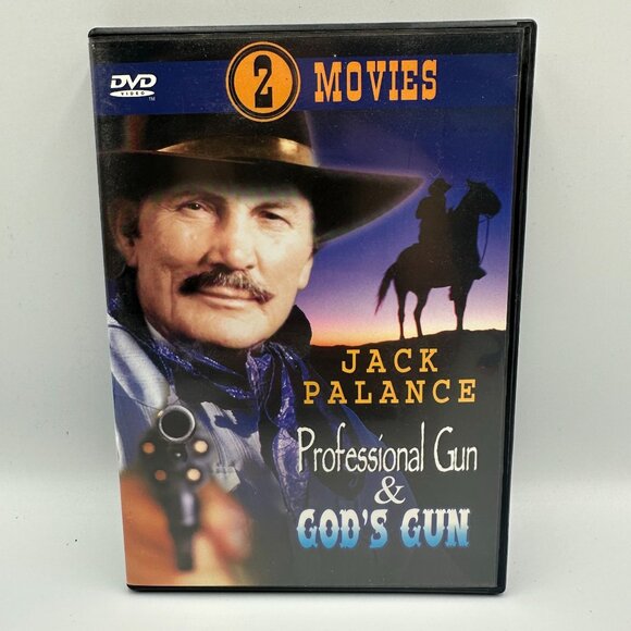Jack Palance 2 Movie Collection Professional Gun Gods Gun DVD Classic Westerns - Picture 1 of 4
